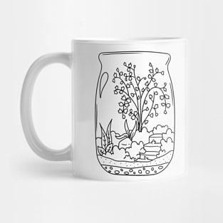 Terrarium 2 Line version Mug